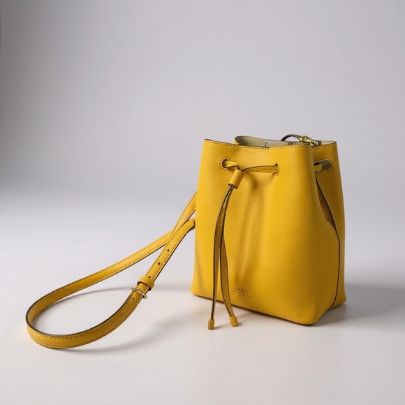 Lauren Ralph Lauren Dryden Debby II Mini Leather Drawstring Bag - Picture 8 of 17